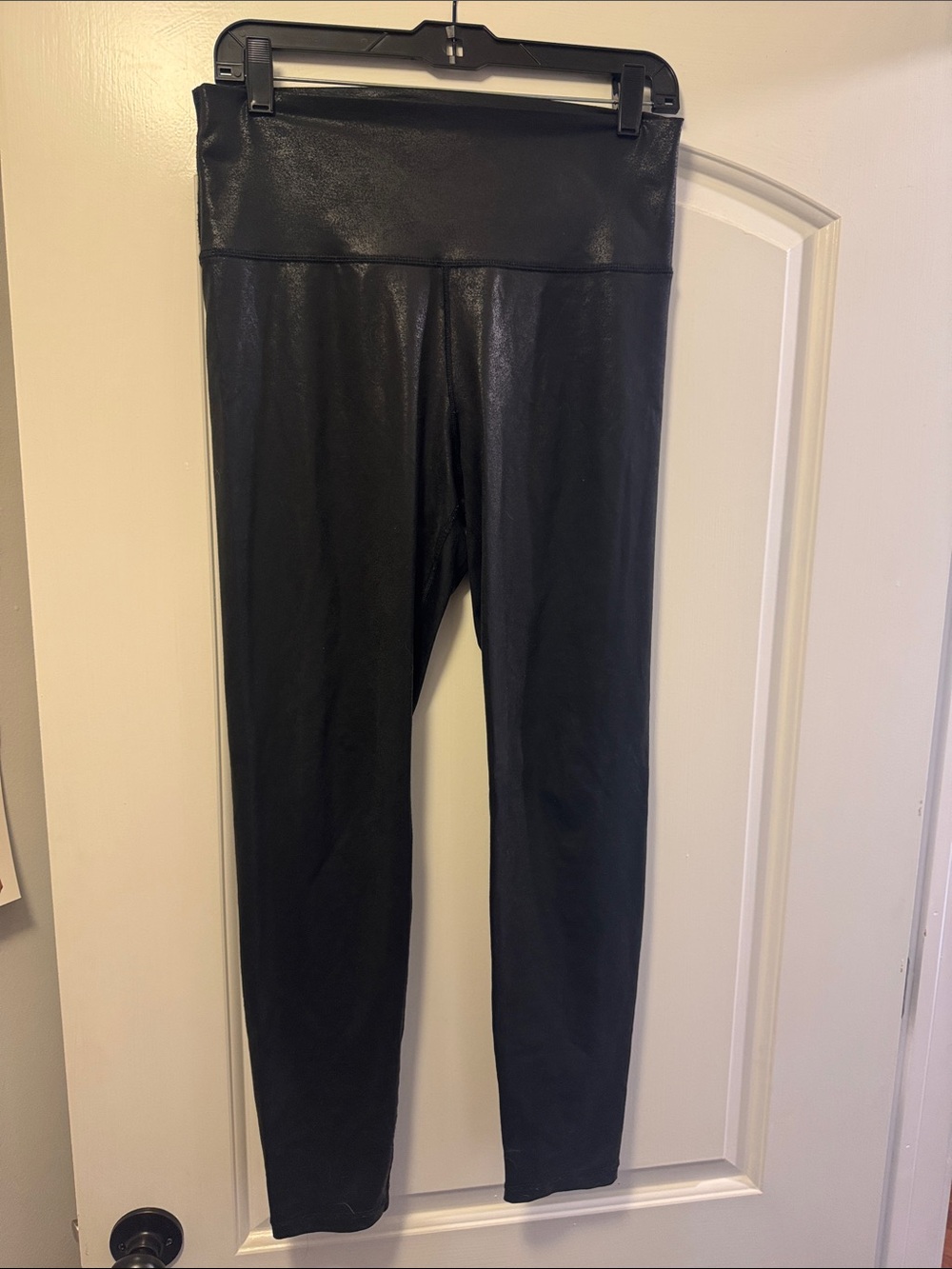 aerie Black Faux Leather Leggings